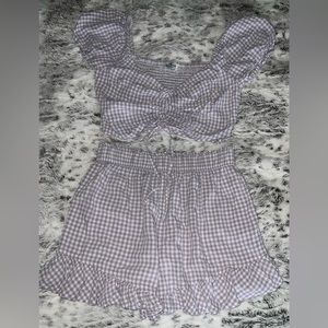 Hollister 2 piece short set - small